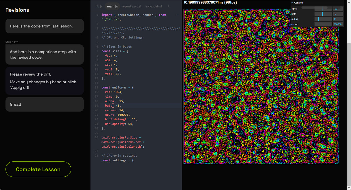 Agent Simulation with WebGPU